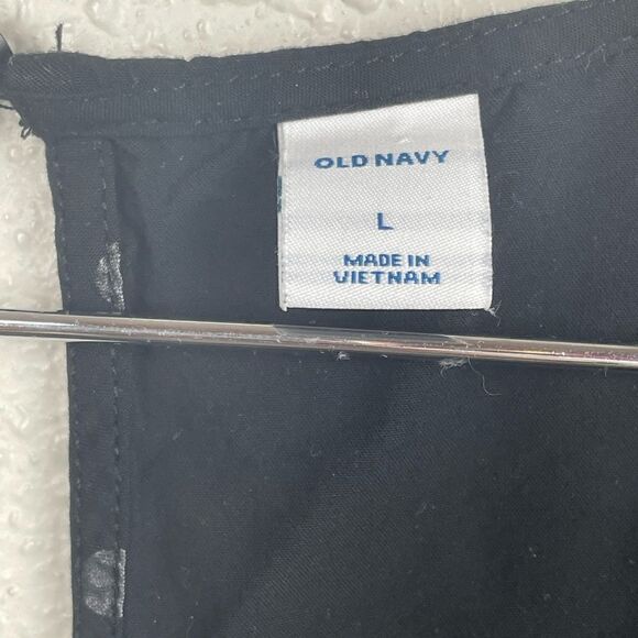 Pre-Owed Old Navy Womens Black Polka Dot Romper Size L - Picture 4 of 5